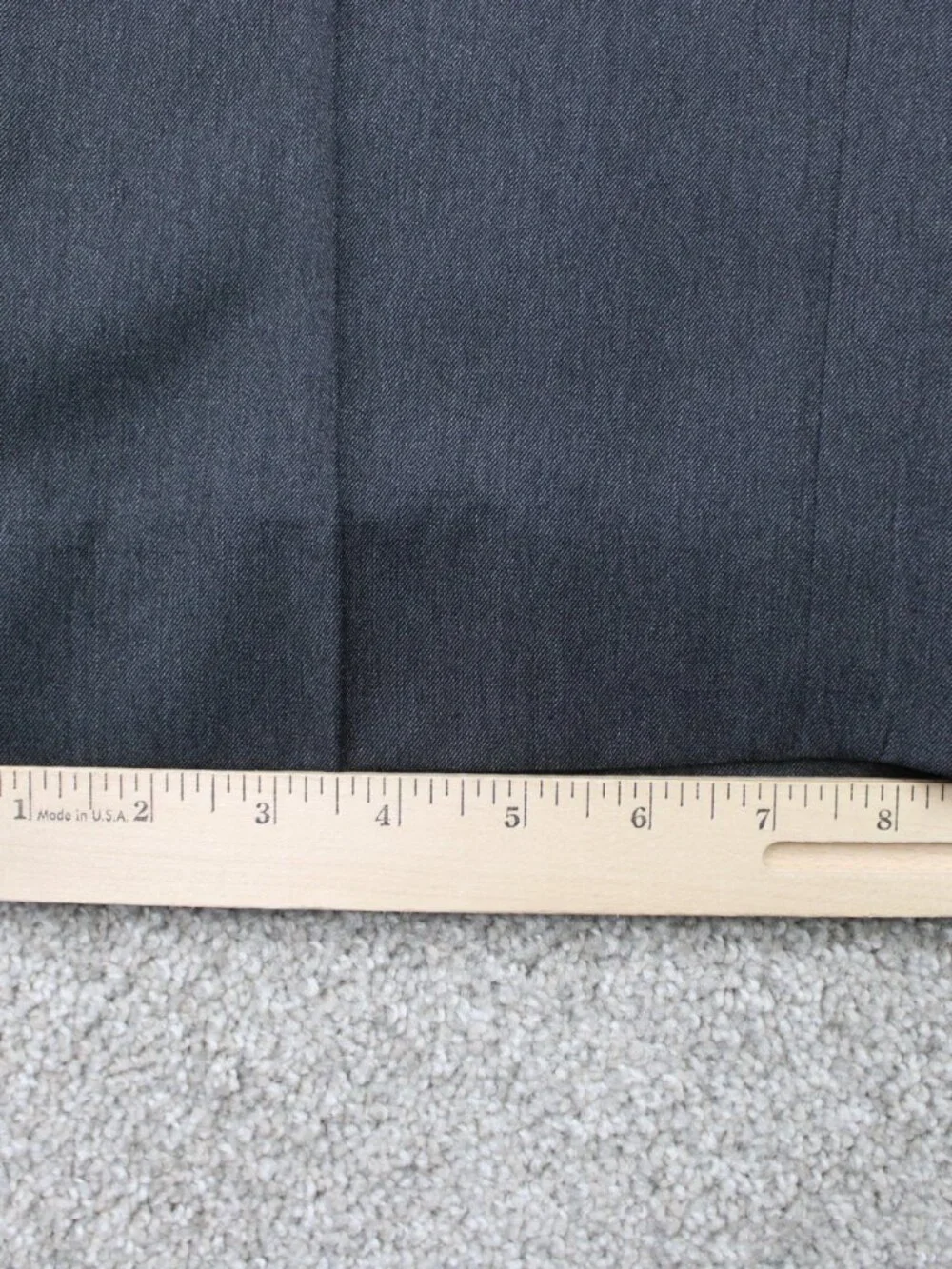 Banana Republic Pants Mens 35x30 Gray Tailored Fit Wool Flat Front Acetate Lined